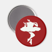 Balletdanser Magneet (Voorkant / Achterkant)