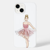 balletdanser, mode schets, Case-Mate iPhone case (Achterkant)