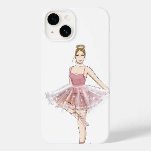 balletdanser, mode schets, Case-Mate iPhone case (Achterkant)
