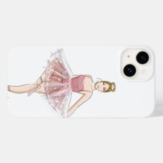 balletdanser, mode schets, Case-Mate iPhone case (Achterkant (horizontaal))