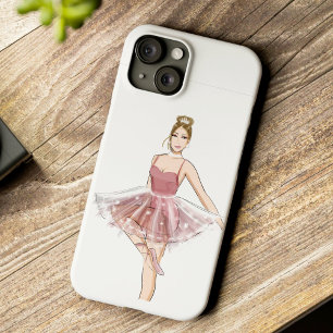 balletdanser, mode schets, Case-Mate iPhone 14 hoesje