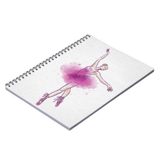 balletdanser notitieboek (Linkerzijde)