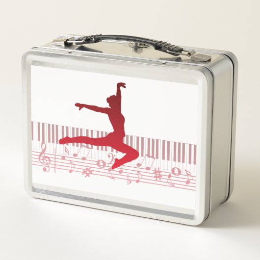 Balletdanser op een toetsenbord (Achterkant)