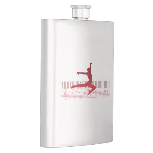 Balletdanser op een toetsenbord flacon (Rechts)
