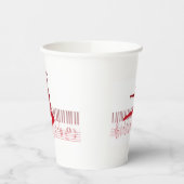 Balletdanser op een toetsenbord papieren bekers (Links)