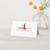 Balletdanser op een toetsenbord plaatskaartje (Voorkant)