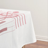 Balletdanser op een toetsenbord tafelkleed (Voorbeeld)