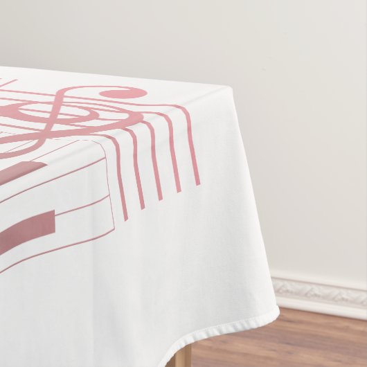 Balletdanser op een toetsenbord tafelkleed (Voorbeeld)