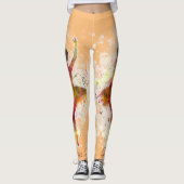 Balletdanser personaliseren ballerina Leggings (Voorkant)
