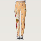 Balletdanser personaliseren ballerina Leggings (Voorkant)