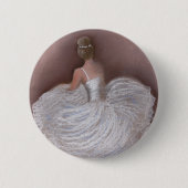 balletdanser ronde button 5,7 cm (Voorkant)