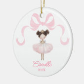 Balletdanser Roze Kerst Ornament Keepsake (Links)