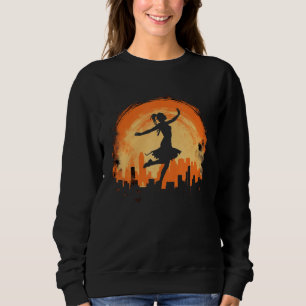 Balletdanser Silhouet Ballerina Dansende Vrouwen G Trui