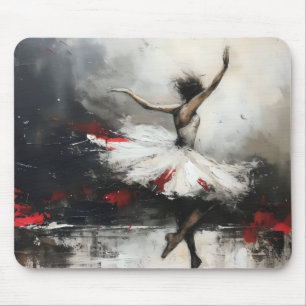 Balletdanser symbolische Abstracte kunst Muismat