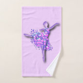 Balletdanseres Badhanddoeken Bad Handdoek (Handdoek)