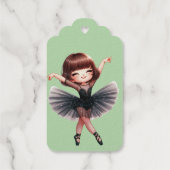 Balletdanseres Cadeaulabels (Achterkant)