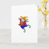 balletdanseres clown kaart (Gele Bloem)