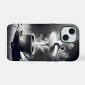 Balletdanseres in koffie iPhone 15 case (Achterkant horizontaal)