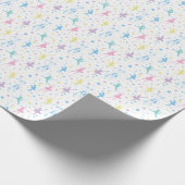 Balletdanseres meisje - Balletpatroon Cadeaupapier (Hoek)