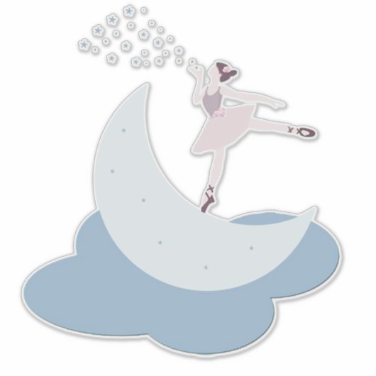 Balletdanseres Sticker (Voorkant)