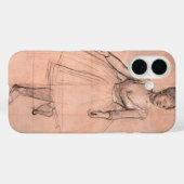 Balletdanseres (studie) door Edgar Degas, Vintage  Case-Mate iPhone Case (Achterkant (horizontaal))