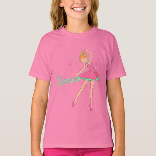 balletdanseres t-shirt (Voorkant)