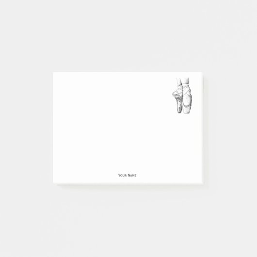 Balletdanseres Voeten op Punt #1 Post-it® Notes (Voorkant)