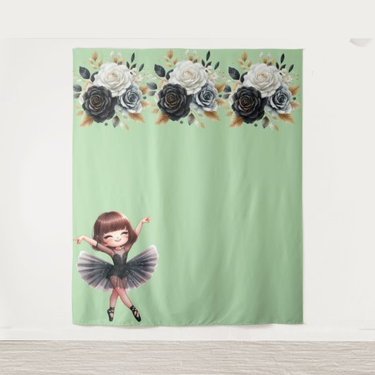 Balletdanseres Wandkleed (Voorkant)