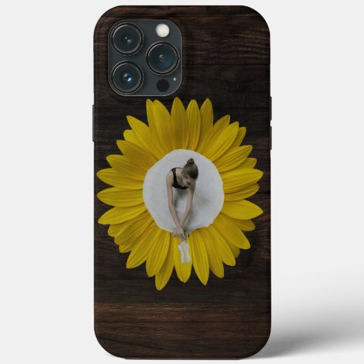 Balletdanseres zonnebloem Case-Mate iPhone case (Achterkant)