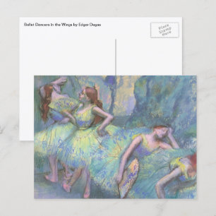 Balletdanseressen in de Coulissen door Edgar Degas Briefkaart