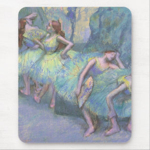 Balletdanseressen in de coulissen door Edgar Degas Muismat