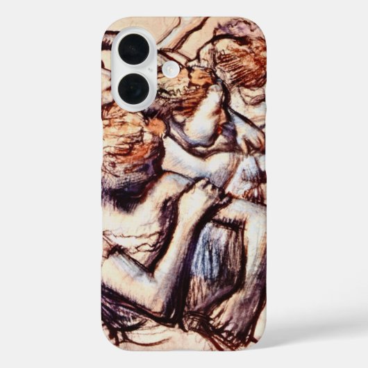 Balletdanseressen in halffiguur door Edgar Degas Case-Mate iPhone Case (Achterkant)