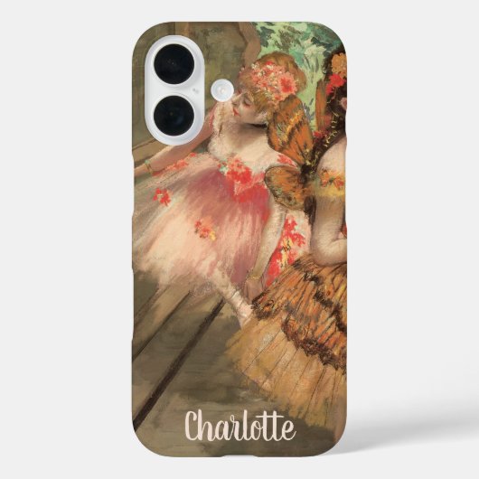 Balletdanseressen in vlinderkostuum, Edgar Degas Case-Mate iPhone Case (Achterkant)