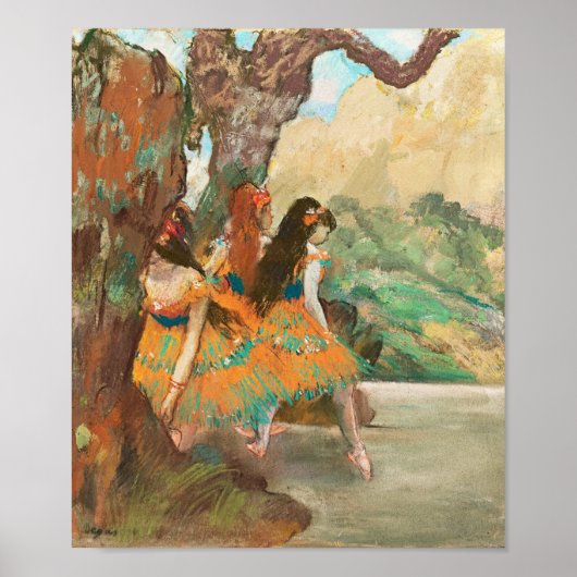 Balletdanseressen, Kunst van Degas Poster (Voorkant)