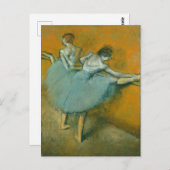 Balletdansers aan de bar Edgar Degas Briefkaart (Voorkant / Achterkant)