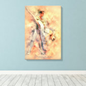 Balletdansers Art Canvas Afdruk (Insitu (Houten vloer))