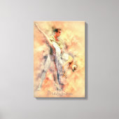 Balletdansers Art Canvas Afdruk (Voorkant)