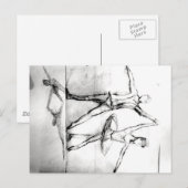 Balletdansers Briefkaart (Voorkant / Achterkant)