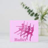 Balletdansers Briefkaart (Staand voorkant)