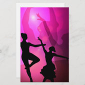 Balletdansers Briefpapier (Voorkant / Achterkant)