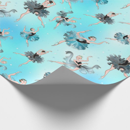 Balletdansers Cadeaupapier (Hoek)