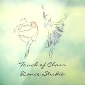 Balletdansers Dansstudio Personaliseren Raamsticker (Vel 3)