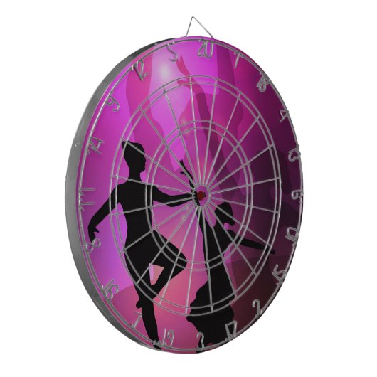 Balletdansers Dartbord (Voorkant Links)