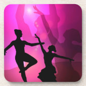 Balletdansers Drankjes Onderzetter (Voorkant)