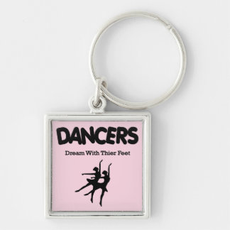 Balletdansers dromen met hun gezicht sleutelhanger