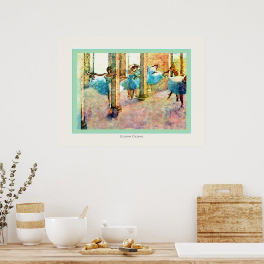 Balletdansers ~ Edgar Degas Poster (Keuken)