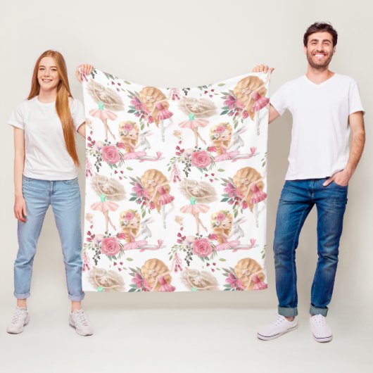 Balletdansers Fleece Deken (In situ)