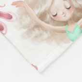 Balletdansers Fleece Deken (Hoek)