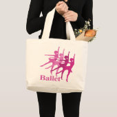 Balletdansers Grote Tote Bag (Voorkant (product))