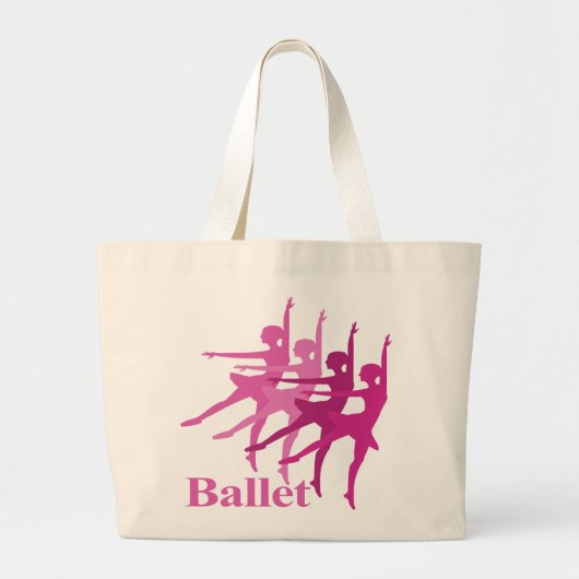Balletdansers Grote Tote Bag (Voorkant)
